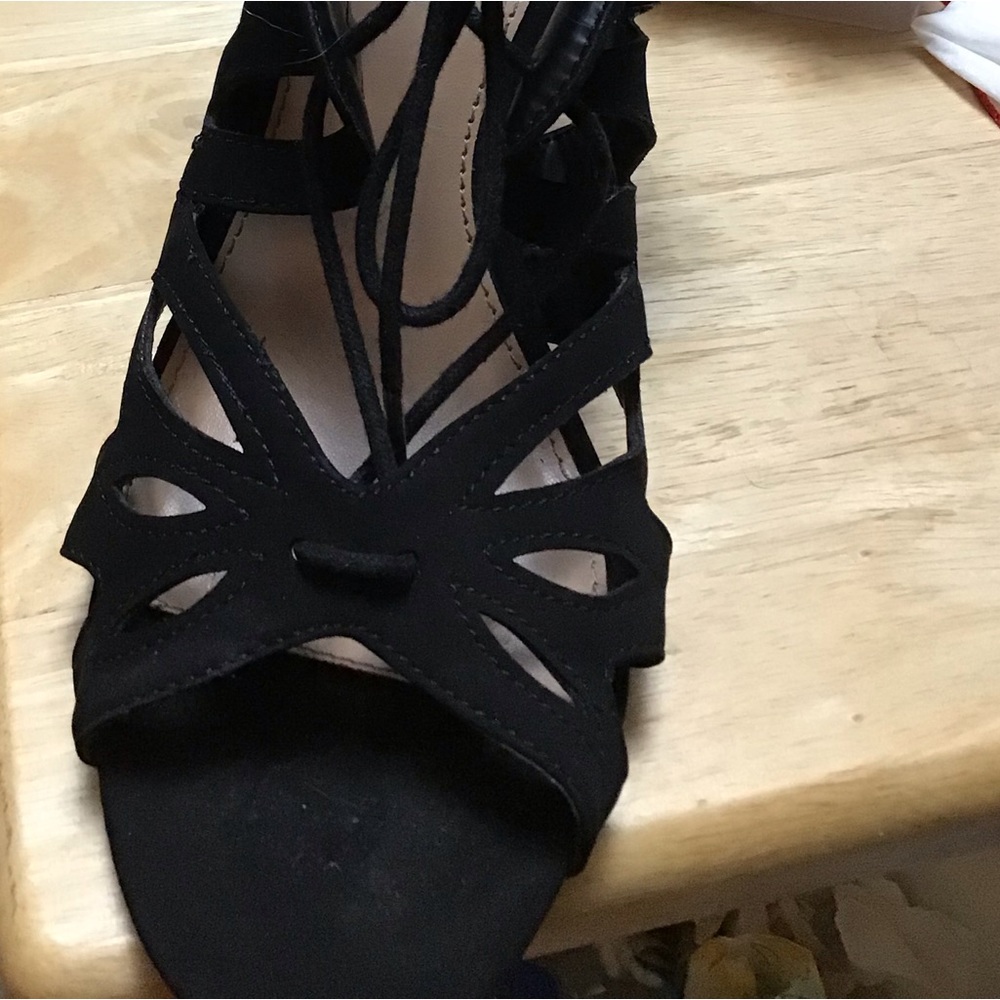 CHRISTIAN SIRIANO women’s high heel shoes sz 9  black - Picture 5 of 8